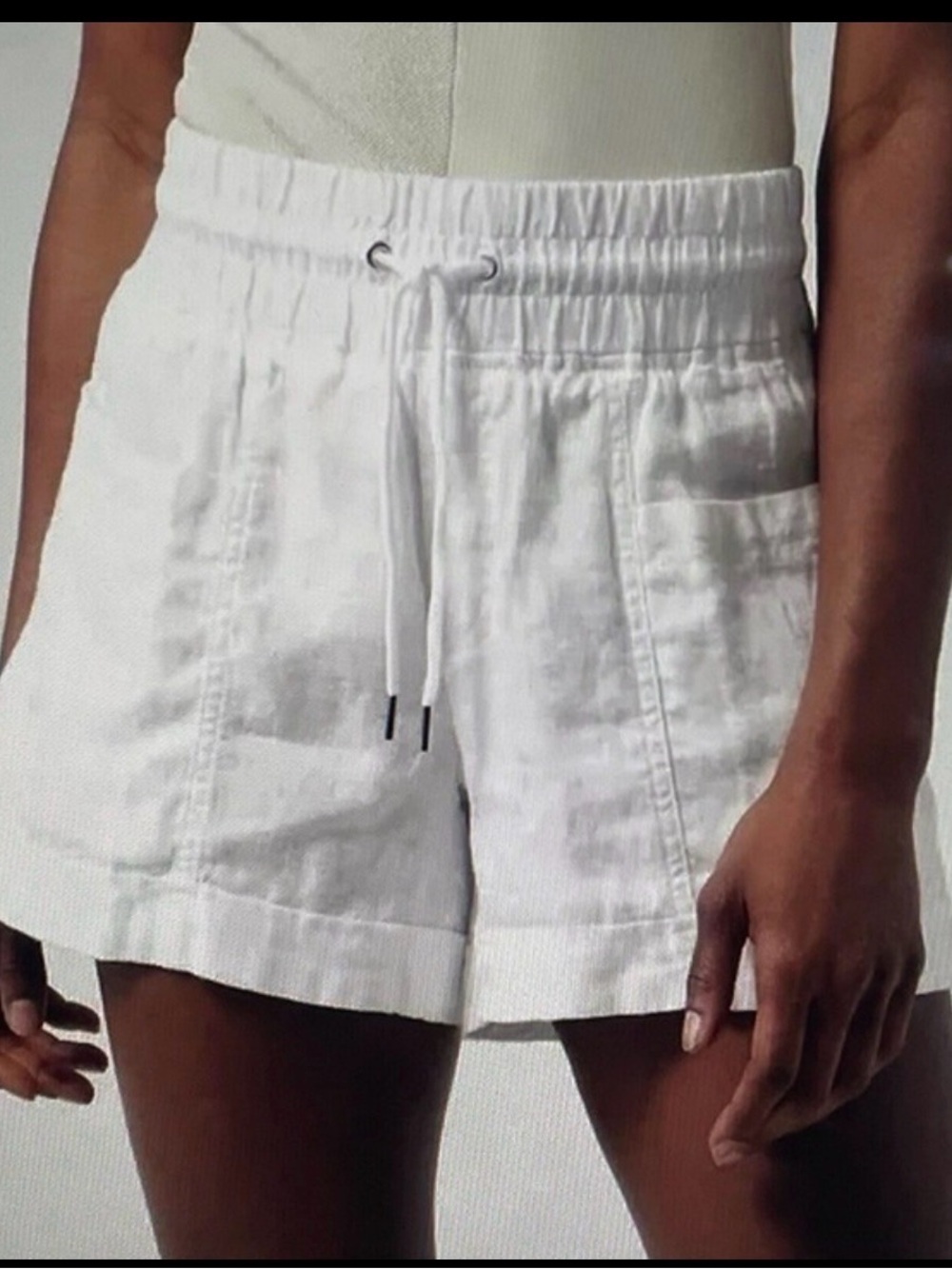 NWT Athleta size 20 Cabo linen 4’ short